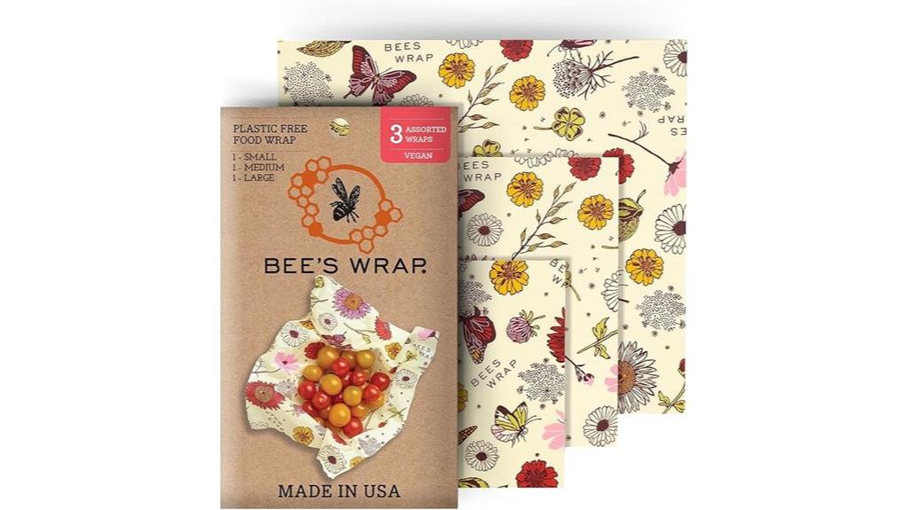 vegan beeswax wraps pack