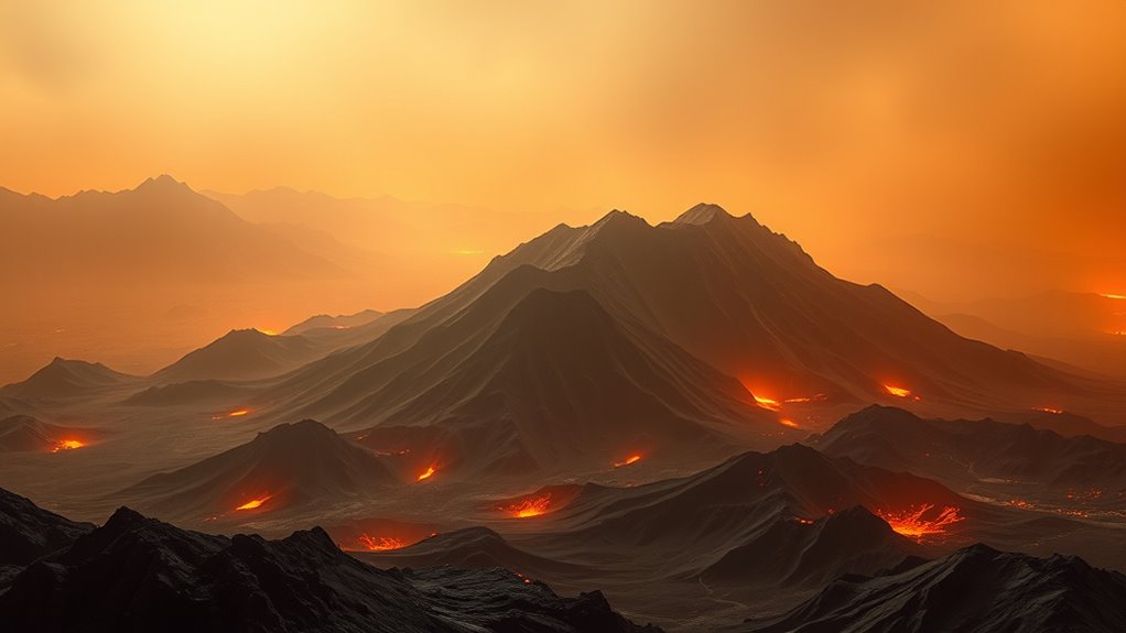 venus s active volcanic landscape