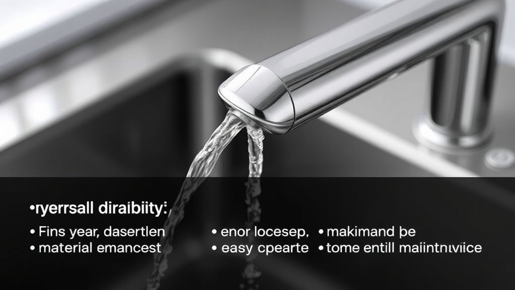 water saving faucet considerations