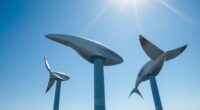 whale inspired wind turbines
