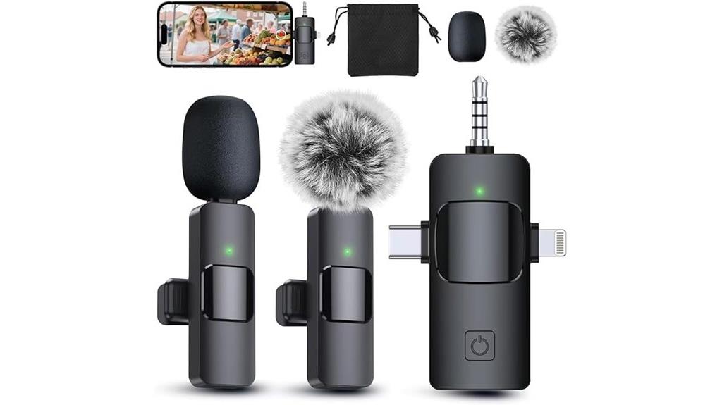 wireless lavalier microphone system