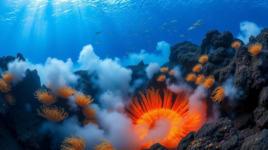 deep sea vent ecosystem adaptations