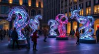 interactive digital physical art