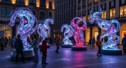 interactive digital physical art