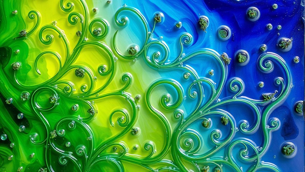 living microorganism art canvases