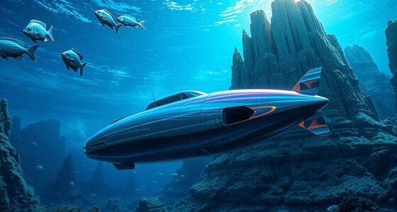 robotic submarines explore seafloor