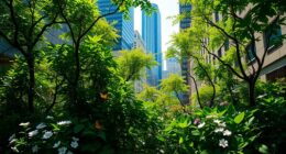 small urban woodland cooling