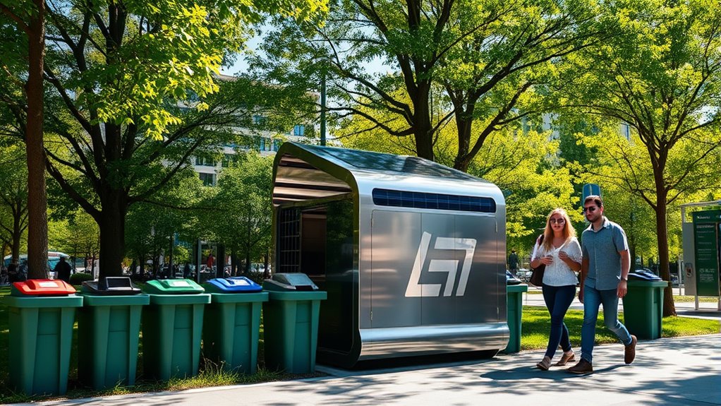 solar trash compacting innovation