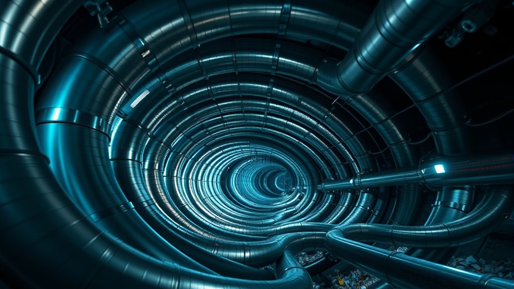 underground pneumatic waste transport