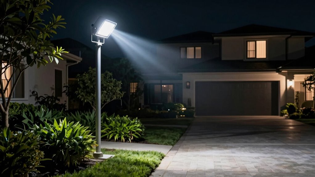 effective floodlight security installation