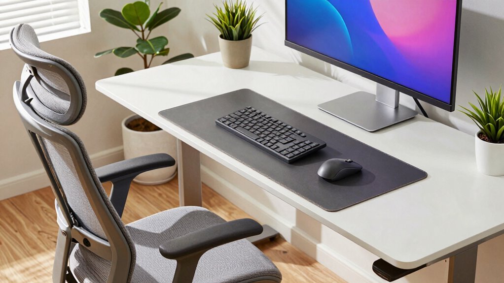 ergonomic workspace improves efficiency