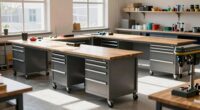 flexible workshops with rolling benches