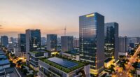 green construction minimizes waste