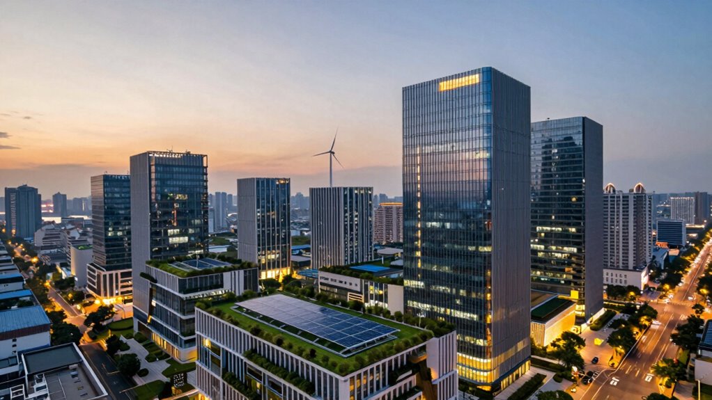 green construction minimizes waste