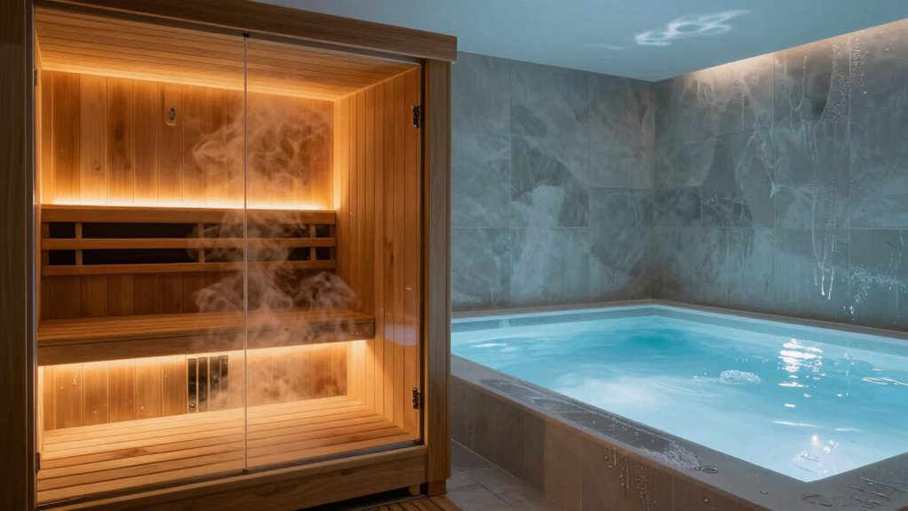 infrared sauna versus cold plunge