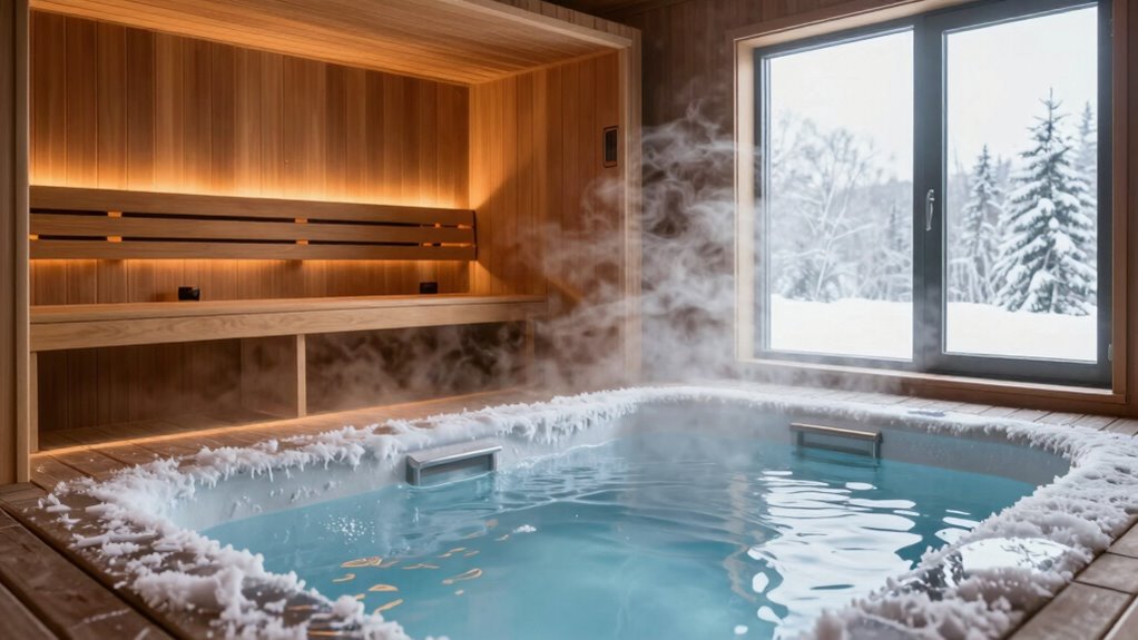 sauna or cold plunge