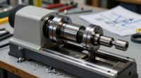 small precise metal turning