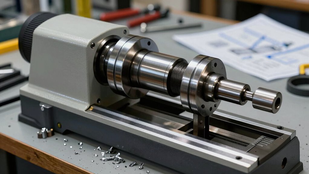 small precise metal turning