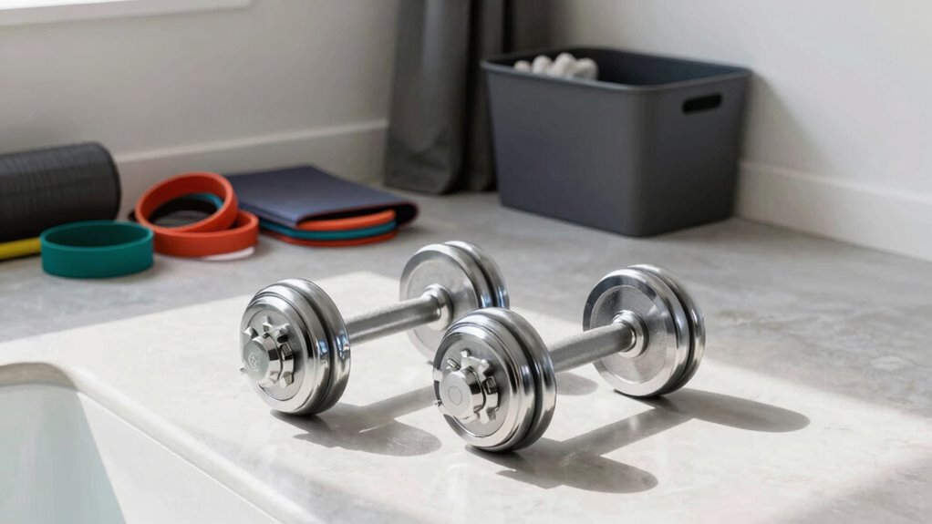 space efficient versatile workout equipment