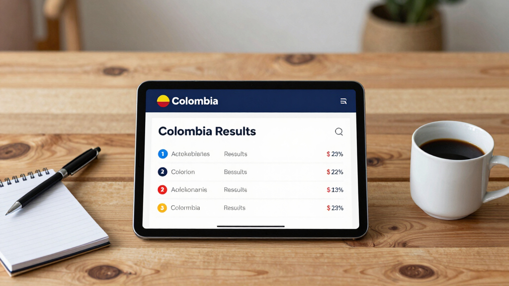 Colombia 2026 Presidential Election Results Near Final Count