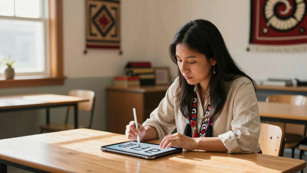 Sequoyah’s syllabary created a written language for the Cherokee