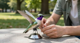 Nasa Hummingbird Shaped Satellite Image