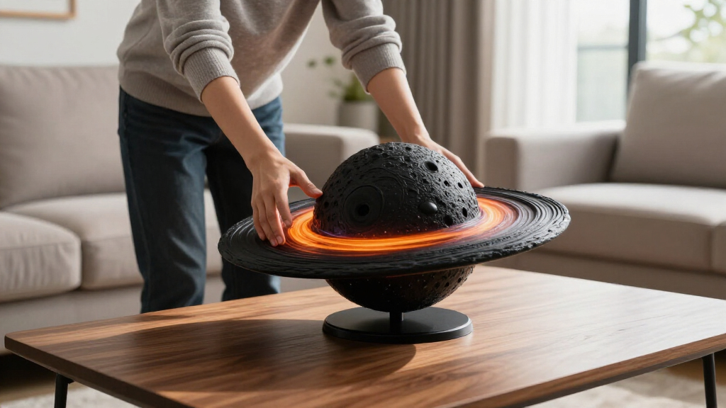 Show HN: Physically Accurate Black Hole You Can Put In Your Room
