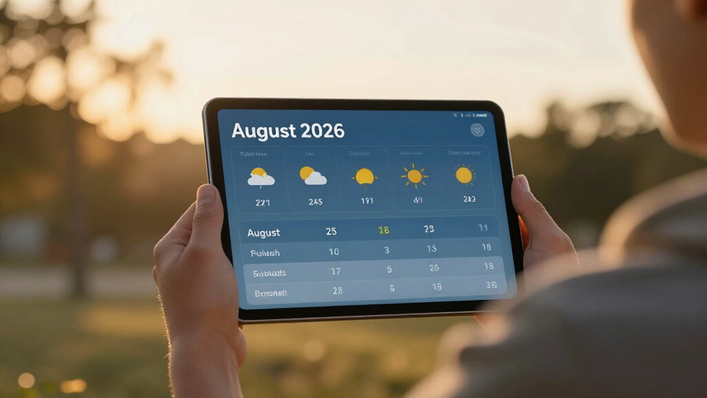 Wetterprognose August 2026