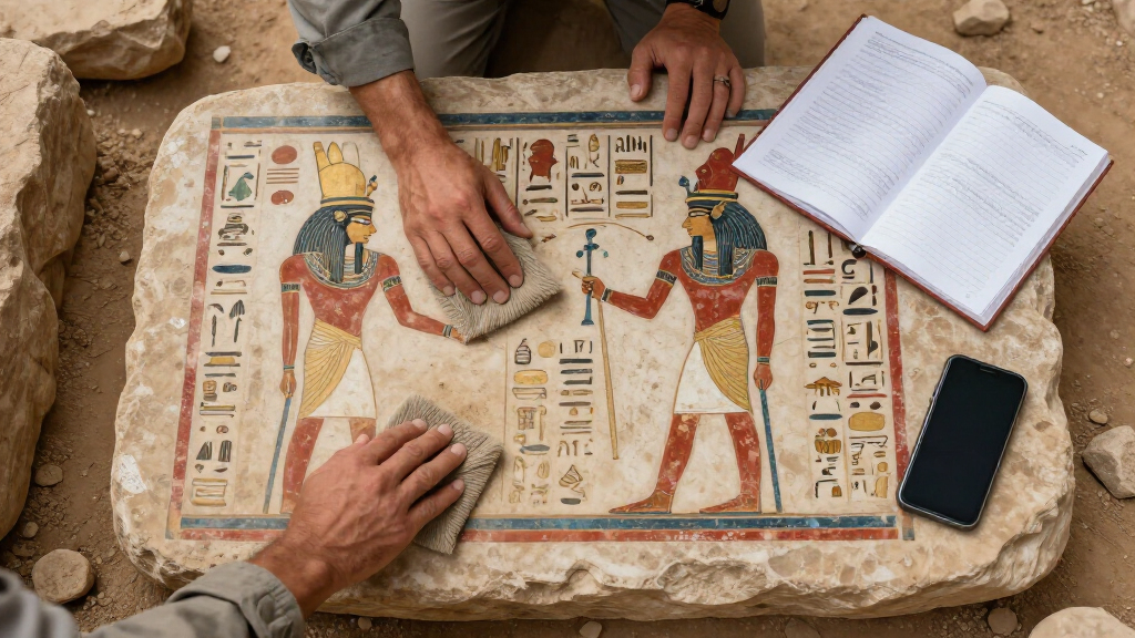4,400-Year-Old Tomb Of Egyptian Judge Found At Saqqara With Colors On Walls