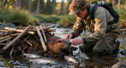 Artificial Beaver Dams Saw Juvenile Coho Salmon Survival Rates Go From 8% To 60%