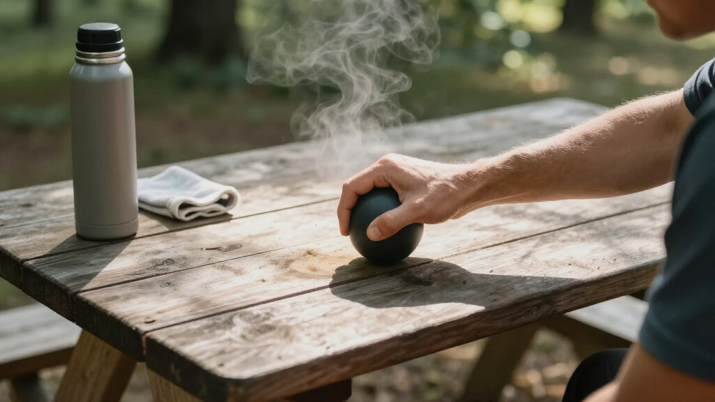 Heating A Ball Just By Squeezing It